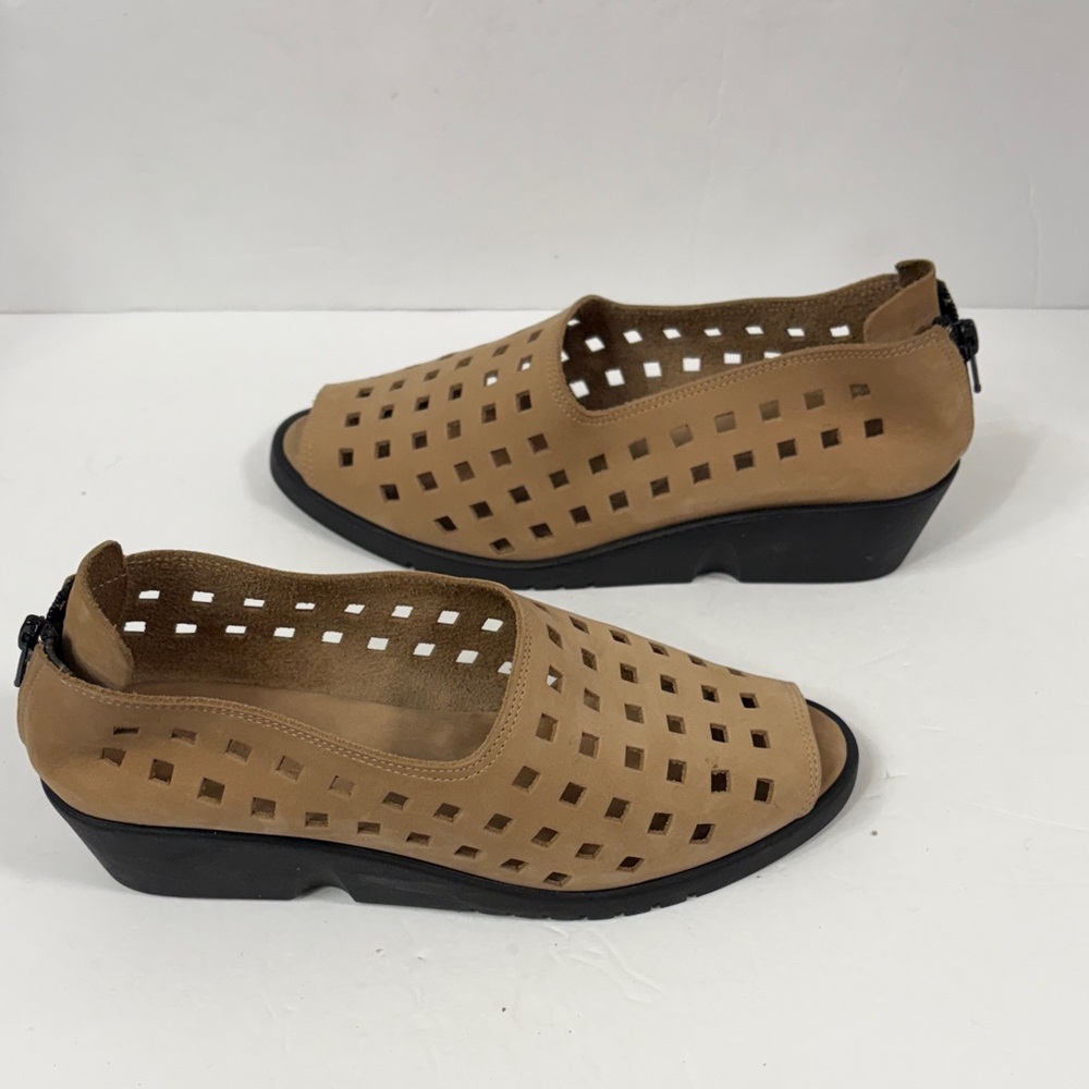 Zante Italy nubuck leather shoes wedges
